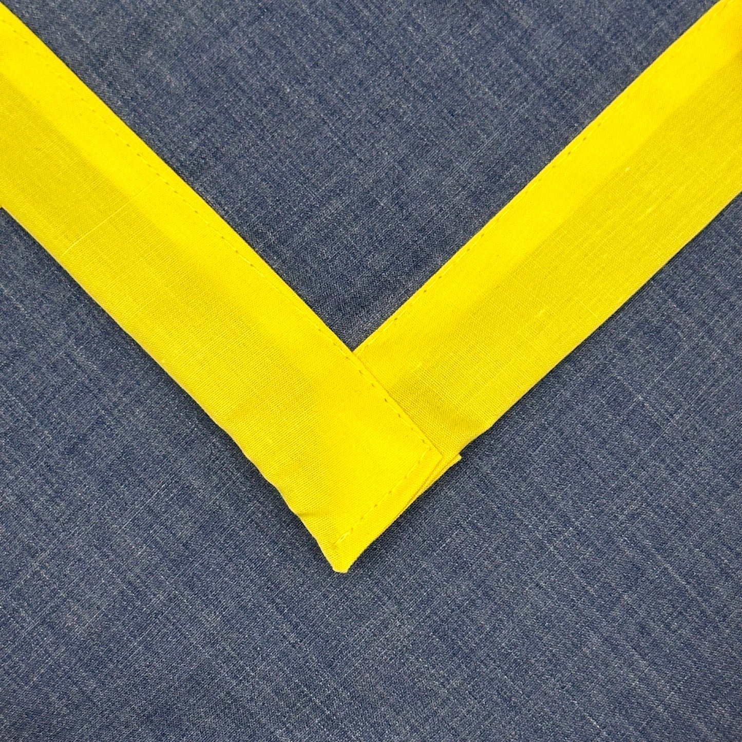 Child Necker with Trim - Grey / Yellow