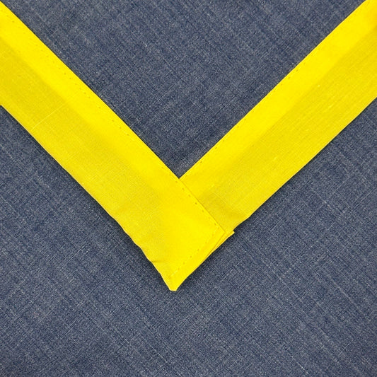 Adult Necker with Trim - Grey / Yellow