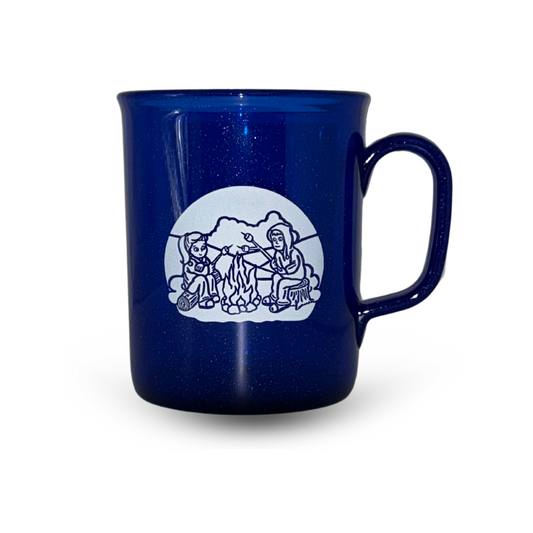 Campsite Sparkle Mug - Blue