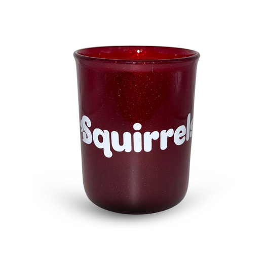 Squirrels Mug - Sparkly Red