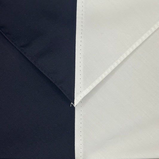 Adult Necker Half and Half - Navy / White