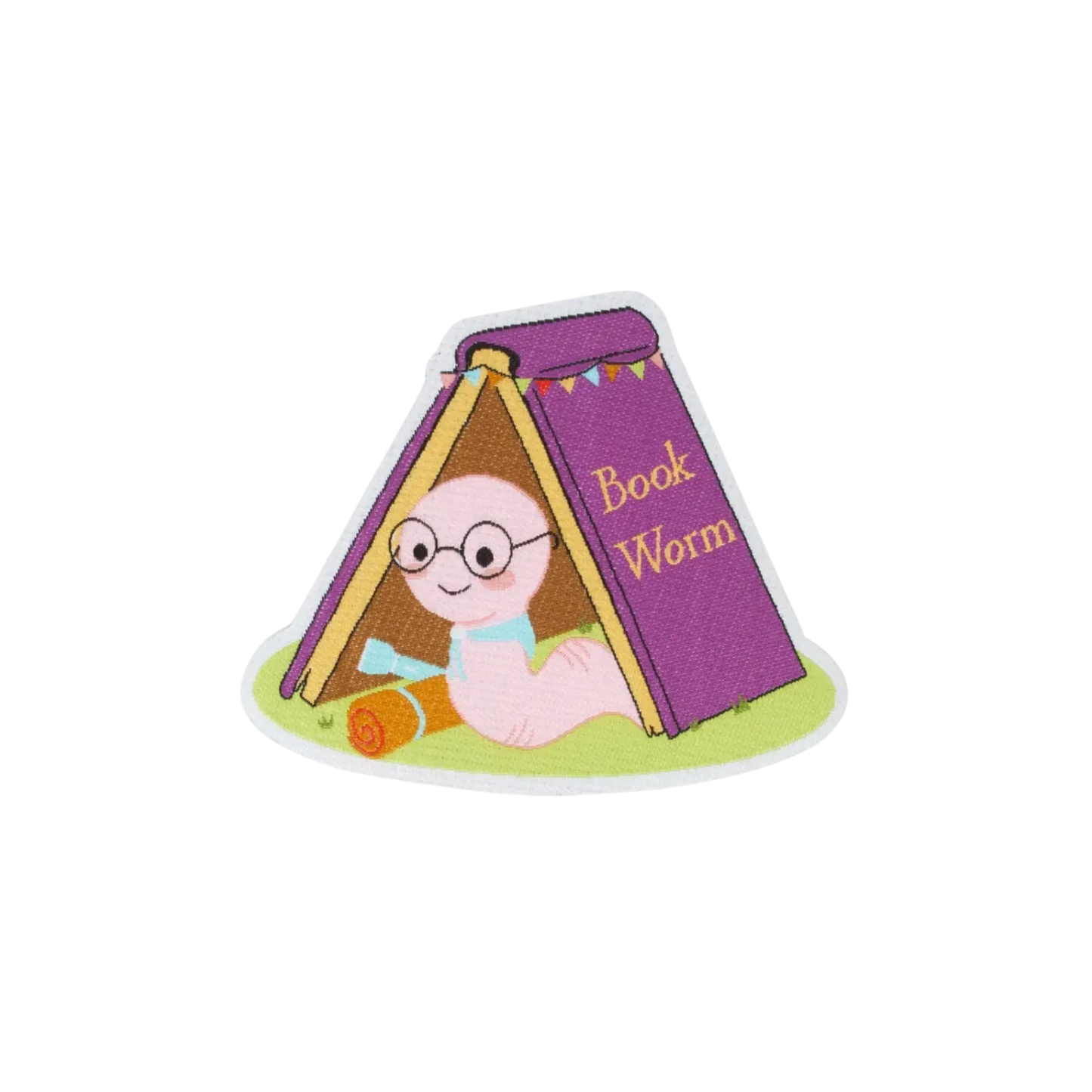 Book Worm Blanket Badge