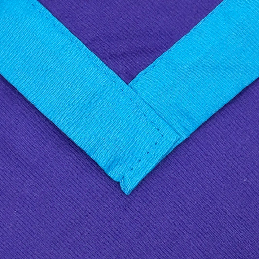 Child Necker with Trim - Purple / Turquoise