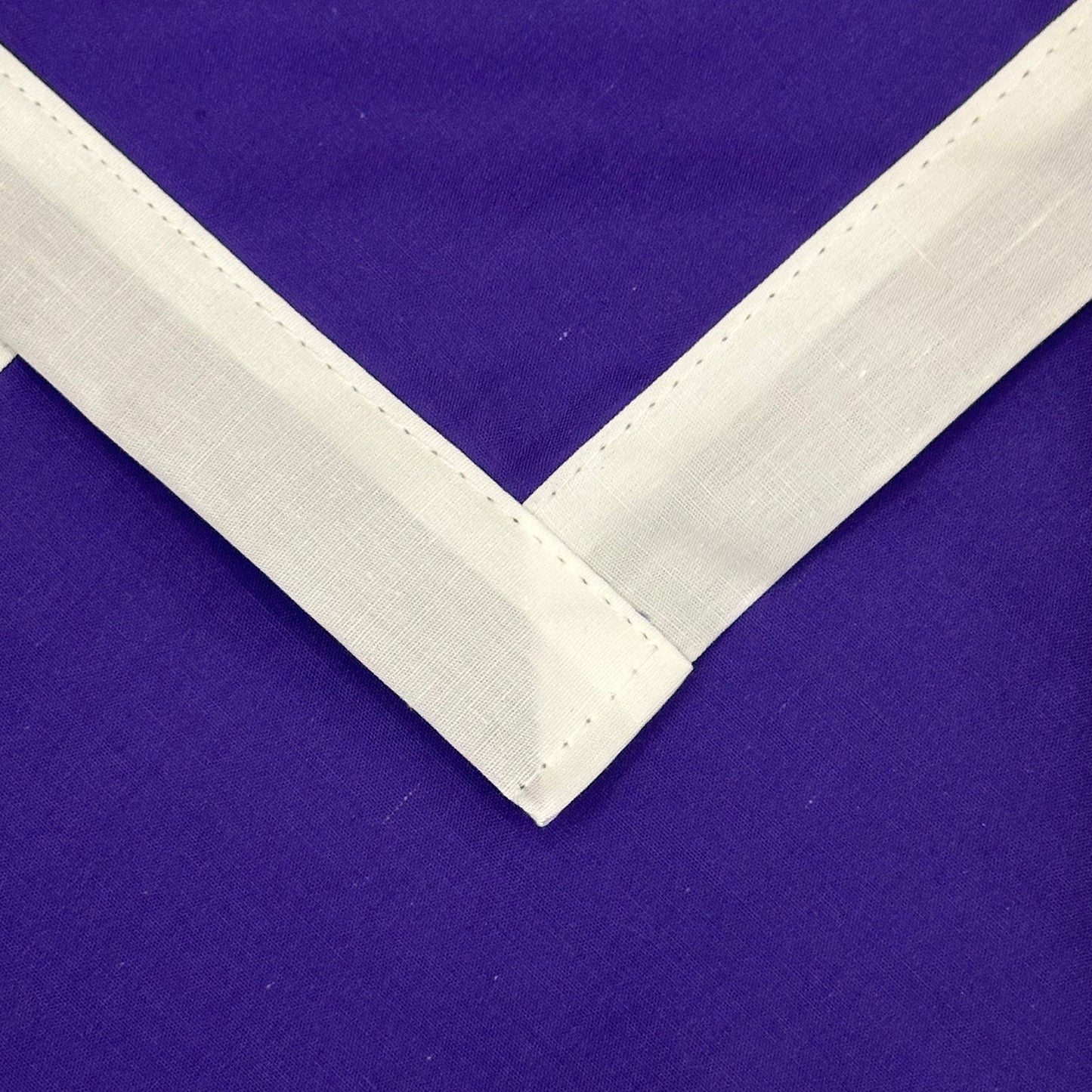 Child Necker with Trim - Purple / white