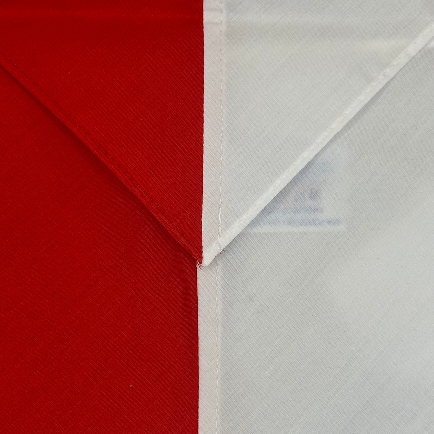 Adult Necker Half and Half - Scarlet / White