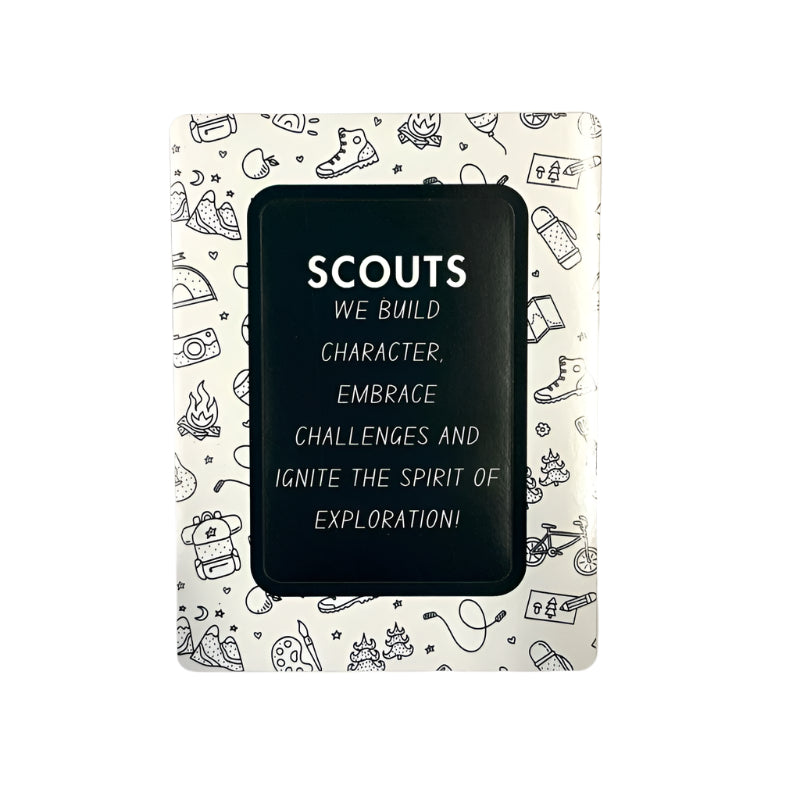 Scouts Magnetic Photo Frame - White