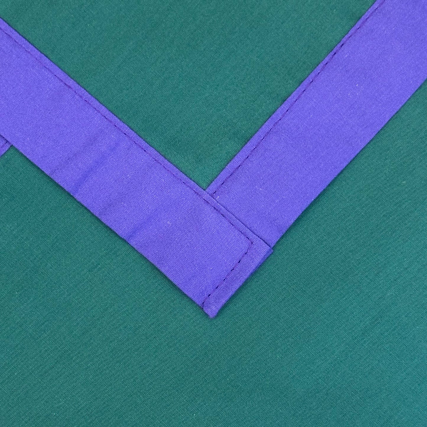 Child Necker with Trim - Scout green / Purple