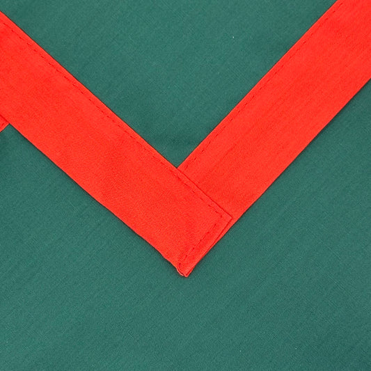 Child Necker with Trim - Scout Green / Scarlet