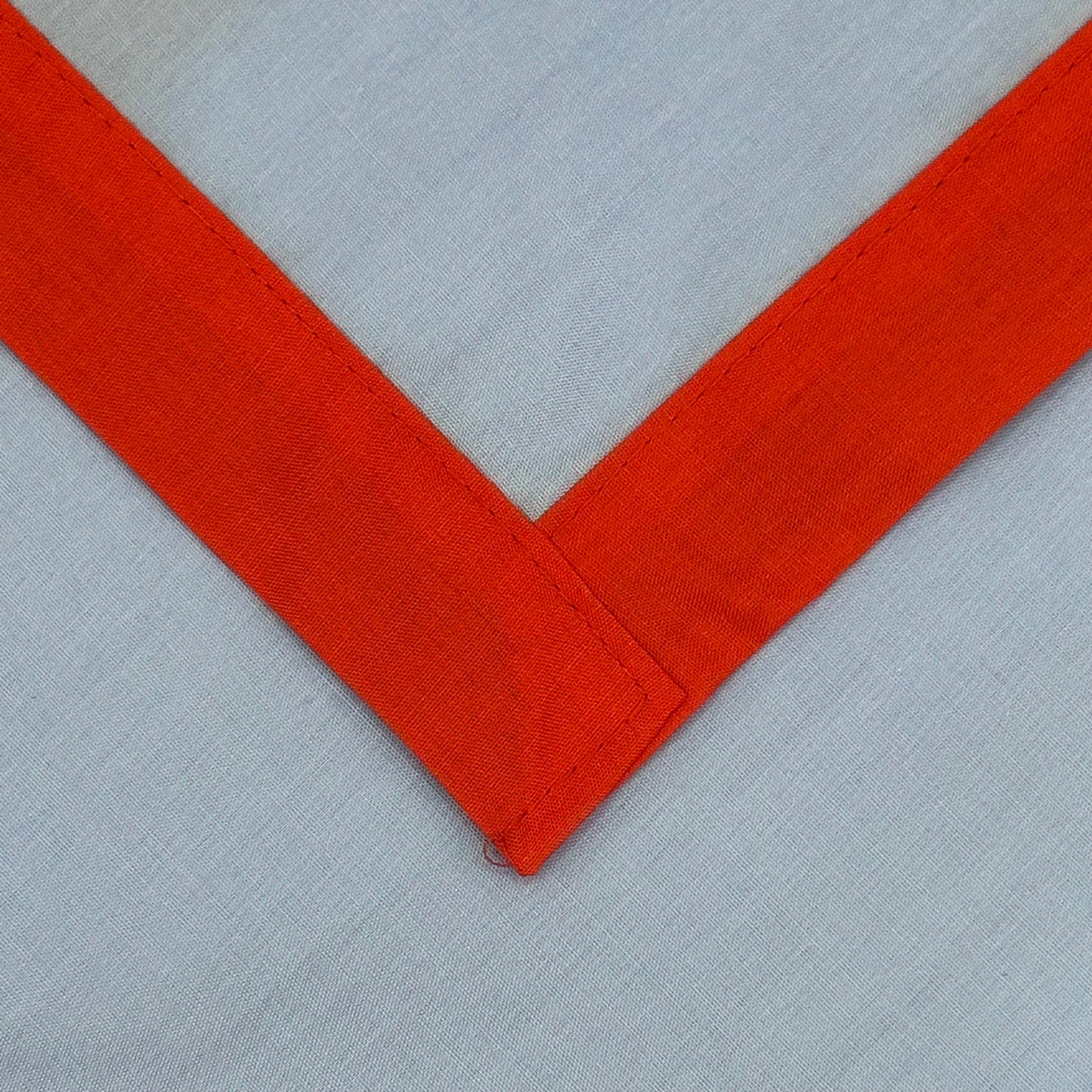 Child Necker with Trim - Sky / Scarlet