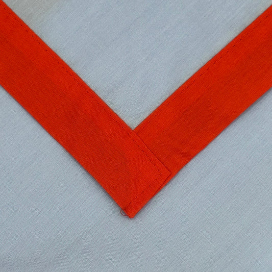 Adult Necker with Trim - Sky / Scarlet