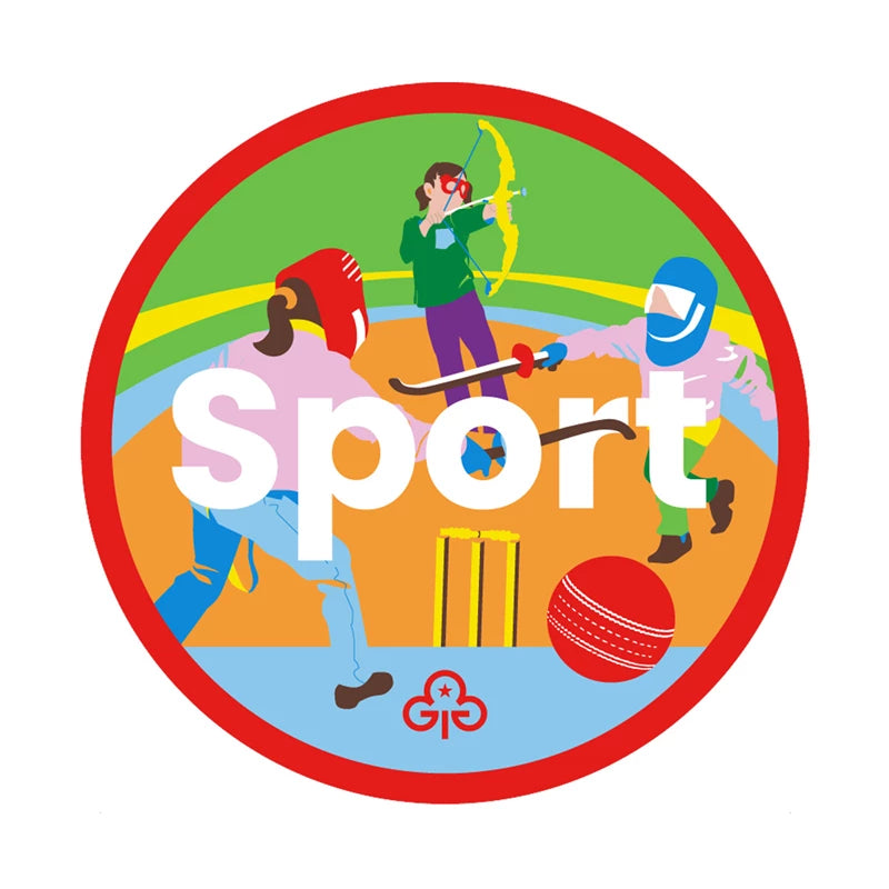Rainbow Fun Badge - Sport