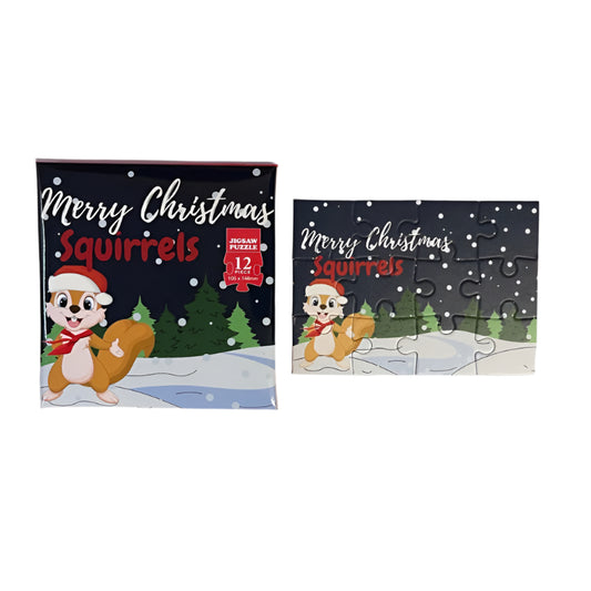 Squirrels Christmas Jigsaw