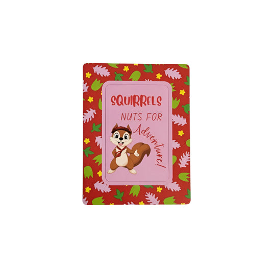 Squirrels Magnetic Photo frame - Pink