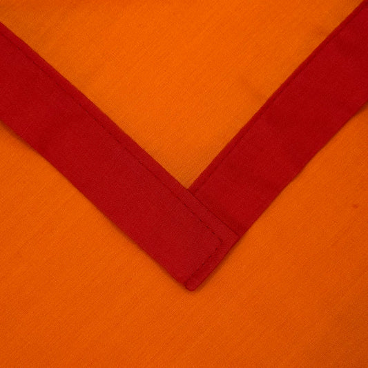 Adult Necker with Trim - Tangerine / Scarlet