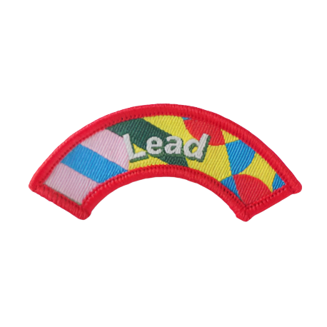 You Shape Squirrel Lead Badge