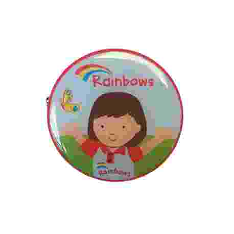 Rainbow Olivia Badge - Metal
