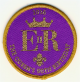 Queen's 90th Birthday Woven Badge (5.5cm)- Scouts