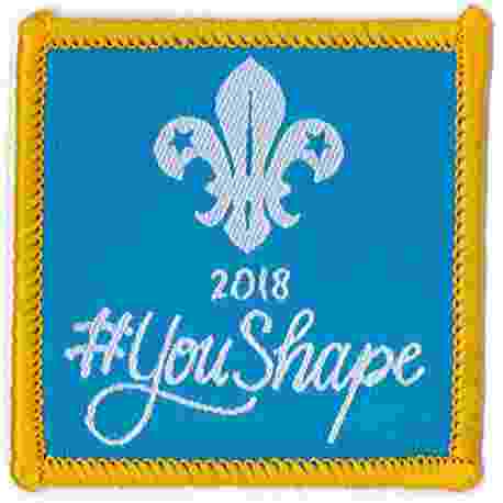 You Shape Beaver Woven Badge 2018