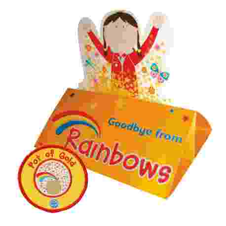 Rainbow Pot of Gold Badge and Card (5 Pack)