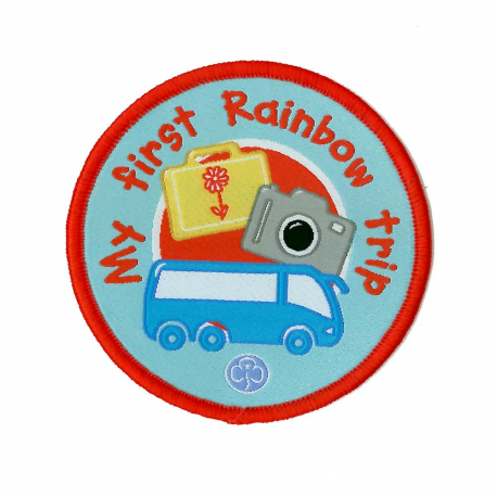 My first Rainbow trip woven badge