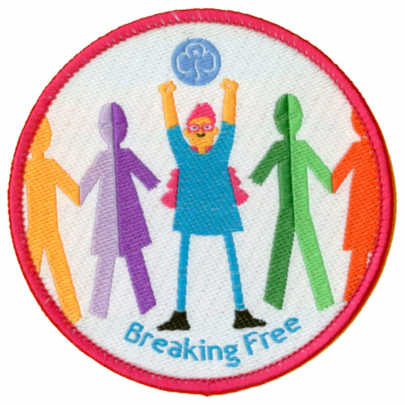 Breaking Free woven badge