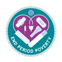 End period poverty woven badge