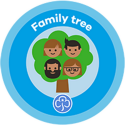 NEW Rainbow Family Tree Interest Badge
