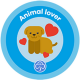 New Rainbow Animal Lover Interest Badge