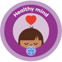 NEW Rainbow Healthy mind Interest Badge