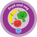Rainbow Fruit and Veg Interest Badge