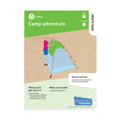 Skills builder resource - Have Adventures - Camp - Stage 5