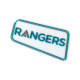 Rangers logo PVC badge