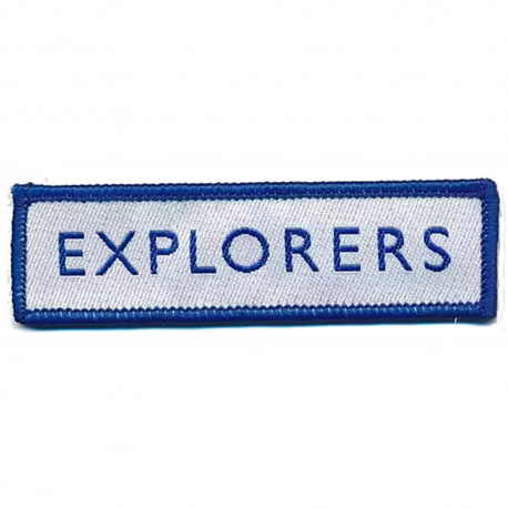 Explorer Section Logo Woven Badge