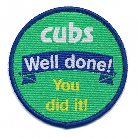 Cub Scouts Well Done Fun Badge
