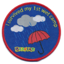 Beaver "I Survived My 1st Wet Camp" Fun Badge