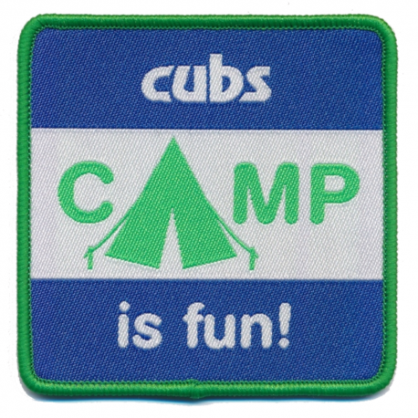 Cubs Camp is Fun Fun Badge