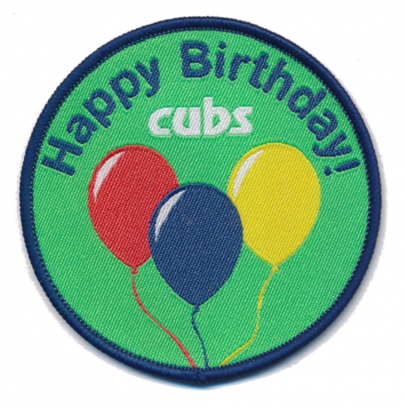 Cubs Happy Birthday Fun Badge