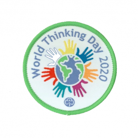 World Thinking Day 2020 woven badge