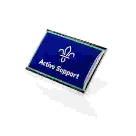 Scouts Active Support Pin Badge