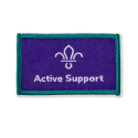 Scouts Active Support Woven Badge