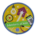 Adventures At Home Woven Badge