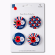 Poppy Button Badge Set of 4 2020