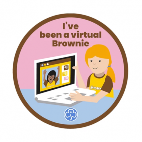 I've been a virtual Brownie Badge
