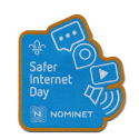 Safer Internet Day Woven Fun Badge - Available Son