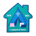 'I Camped at Home 2020-2021' Scouting Fun Badge