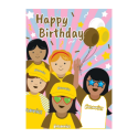 Brownies Happy Birthday cards (6 pack)