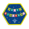 Happy Birthday Scouting Fun Badge