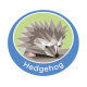 Hedgehog Emblem - Metal