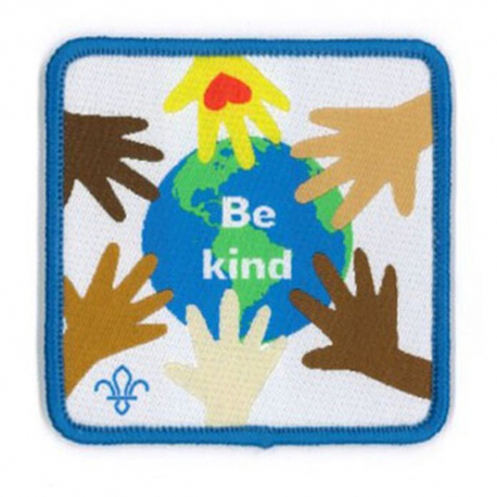 Be Kind To The Planet Woven Fun Badge
