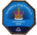 GGUK King Charles III Coronation woven badge